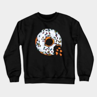 Bitten Glazed Donut Crewneck Sweatshirt
